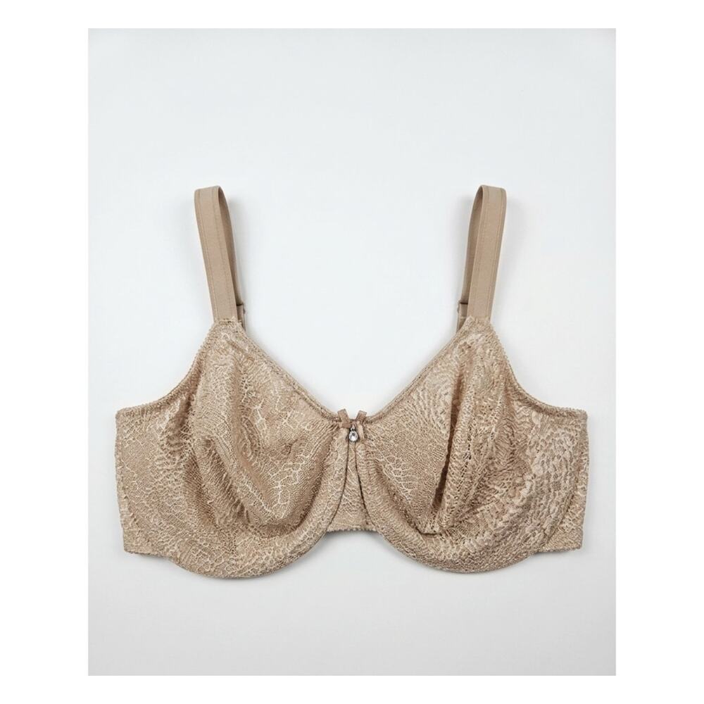 NEW Chantelle 38G Beige Nude Magnifique Bra Underwire Minimizer Comfort 18910